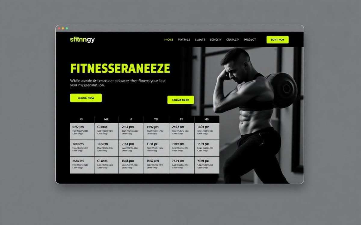 Atlas Fitness Collective website design preview