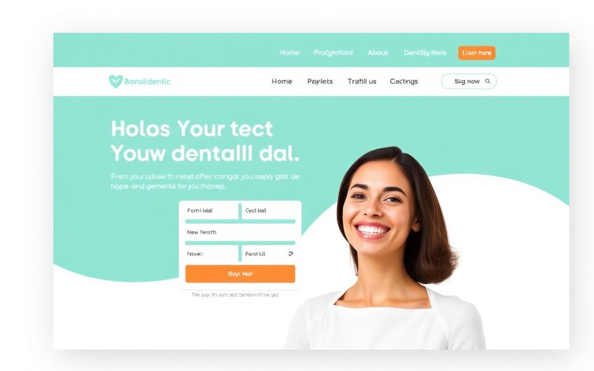 Harbourview Dental website design preview