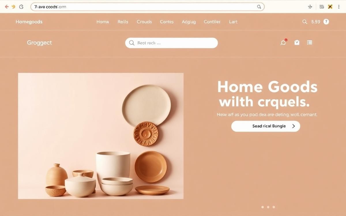 Maple Craft Goods website design preview
