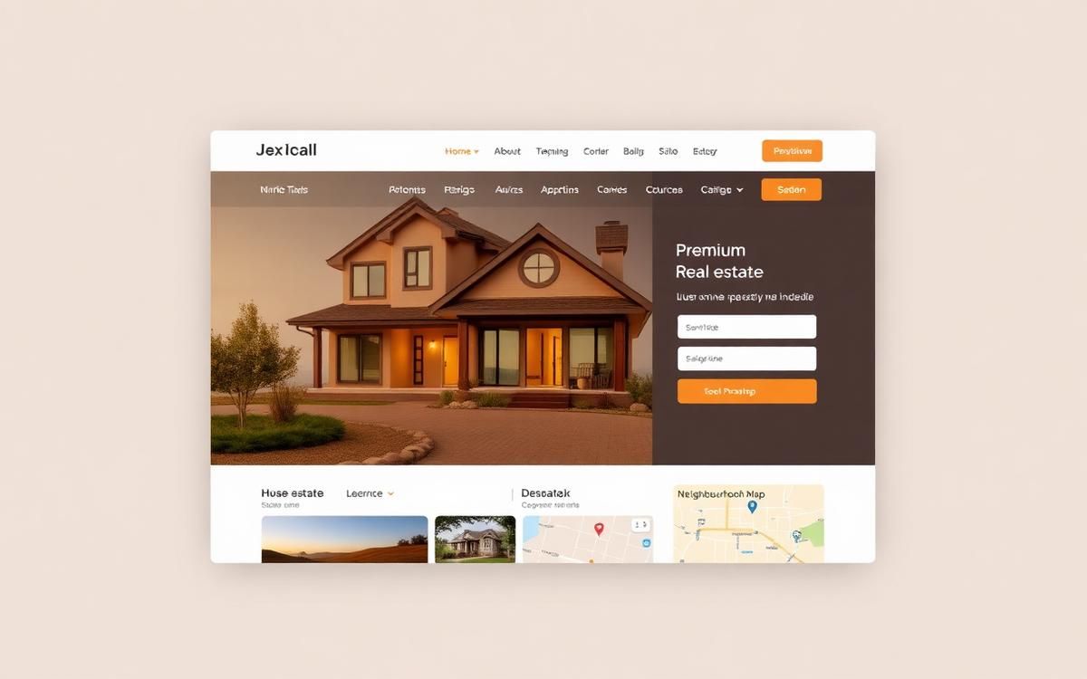 Prairie Roots Realty website design preview