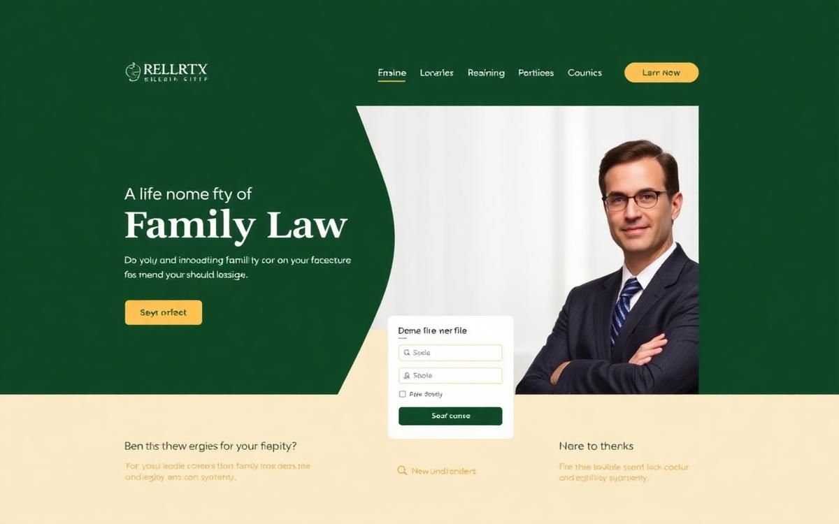 Ridgeway Law Group website design preview